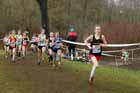 Harriet Knowles-Jones on her way to winning under-15 girls McCain World Cross Country Trials and Inter Counties.